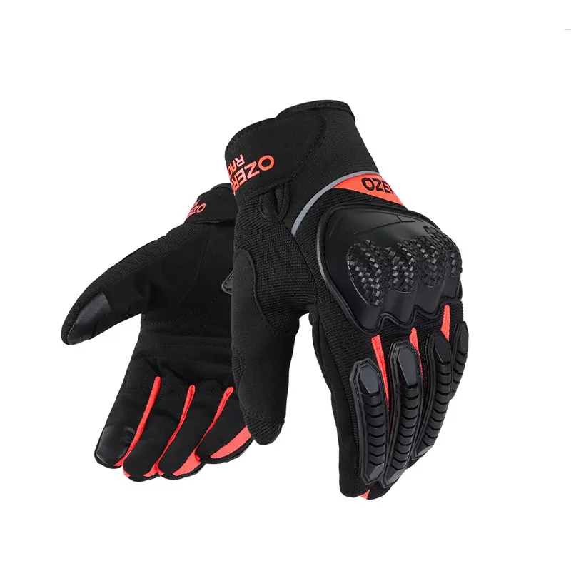 INF Motorcykelhandskar - Ventilerande & Pekskärm Kompatibla Helfinger Körhandskar S