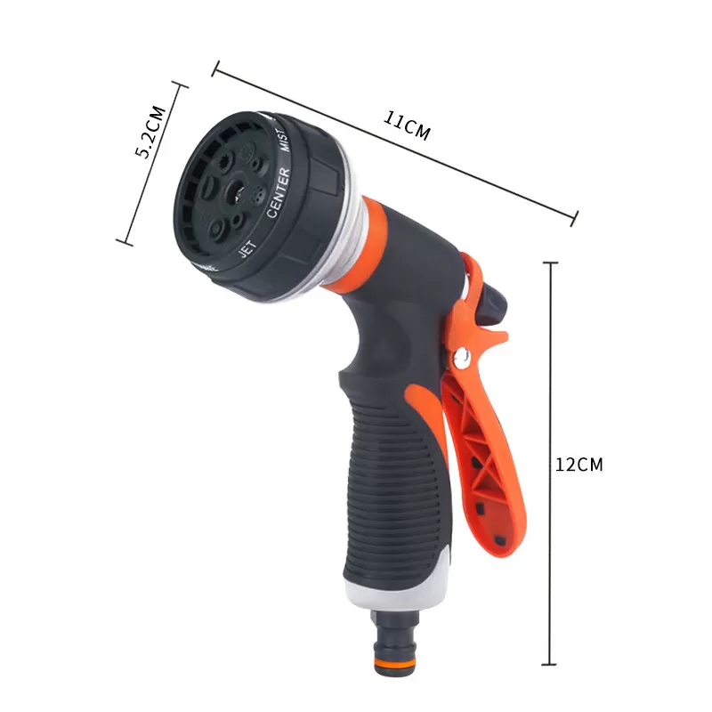INF 8-mönstrad högtrycksvattenpistol med snabbkopplingar