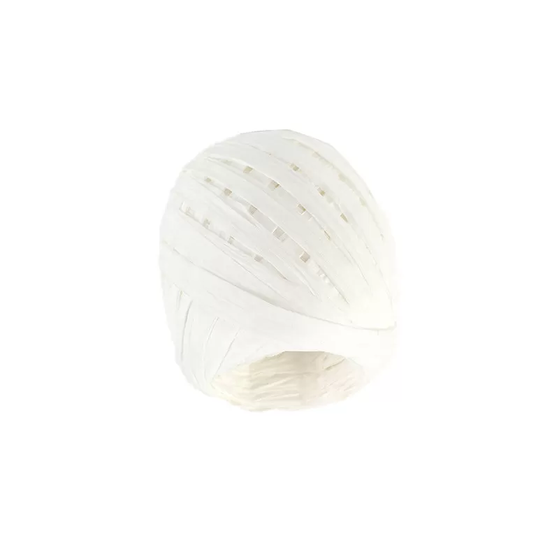 INF Vit Raffia Papperssnöre - Perfekt för DIY Hantverk & Inslagning