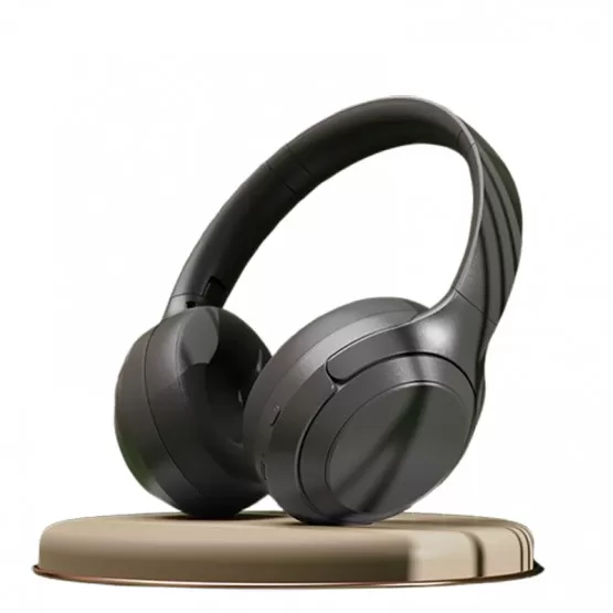 INF DR83 Klassiska Svarta Over-Ear Bluetooth-hörlurar