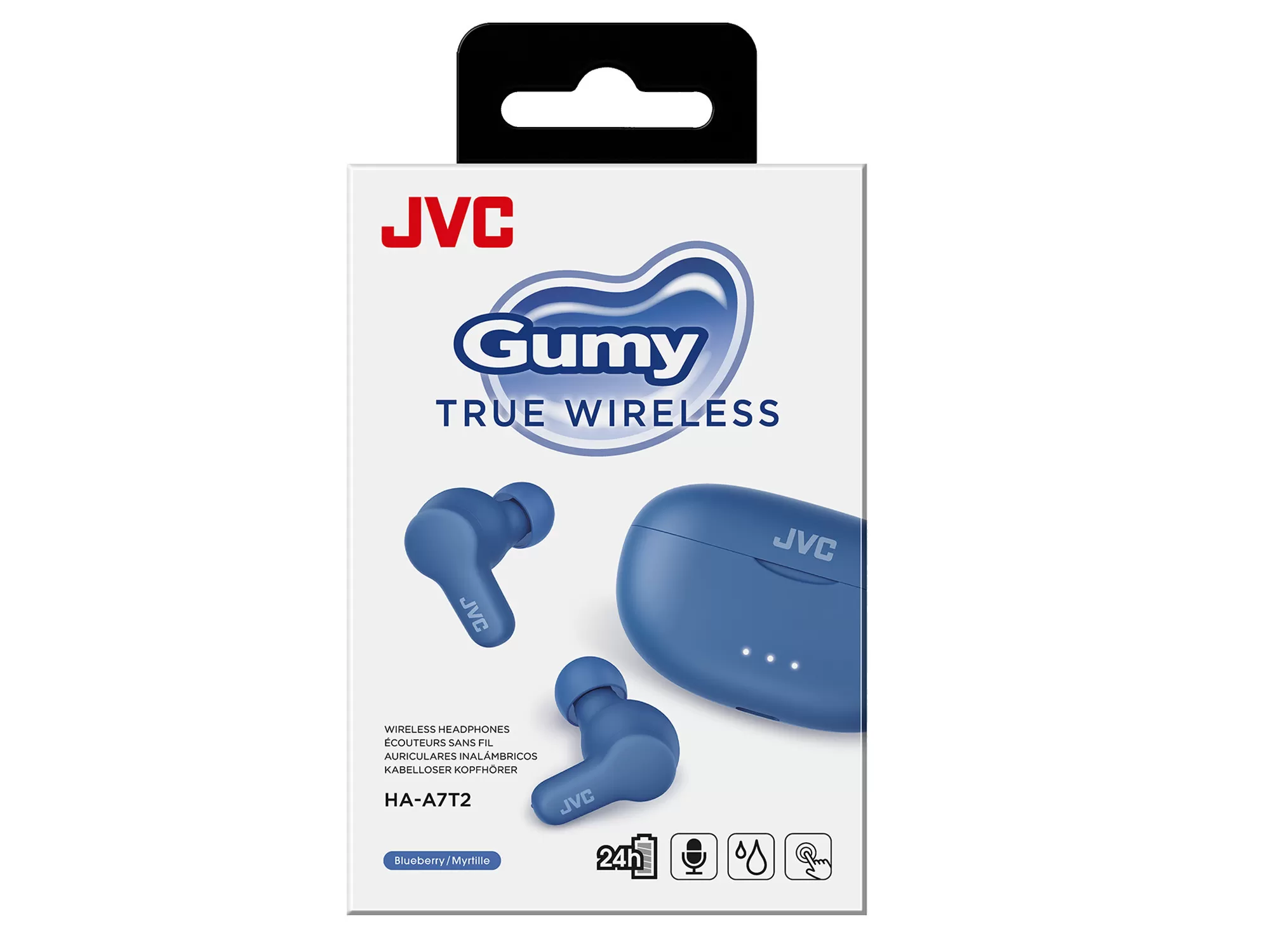 jvc HA-A7T2-A-U Gumy True Wireless Earphones Blue