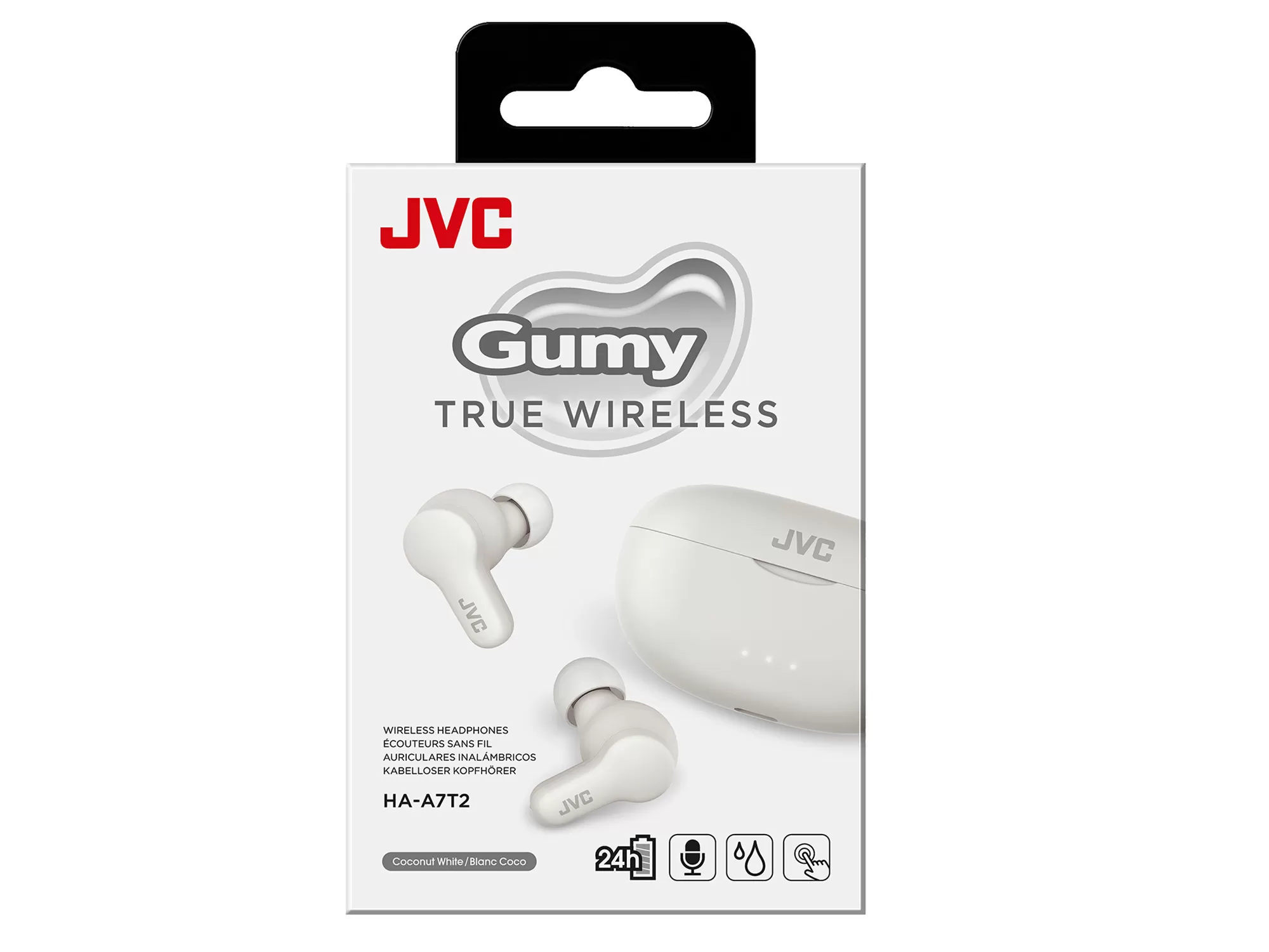 jvc HA-A7T2-W-U Gumy True Wireless Earphones White