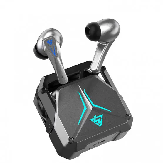 INF SP23 Silvergrå Metallisk Pistol Färg Bluetooth Hörlurar