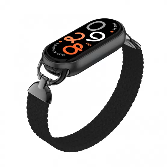 INF Stilfullt flätat elastiskt armband i nylon för Xiaomi 9 (S)