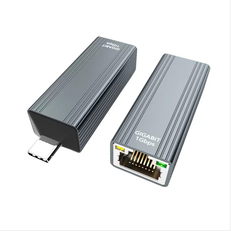 INF USB-C till Gigabit Ethernet-adapter - Elegant aluminiumdesign