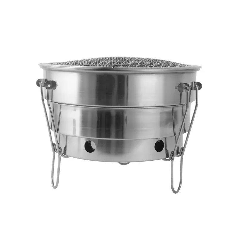 INF Bärbar BBQ Grill - Kompakt och bekväm för utomhusbruk