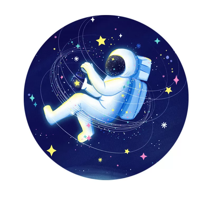 INF Astronaut Nattlampa - Varmt Ljus, Uppladdningsbar, Rörelsesensor