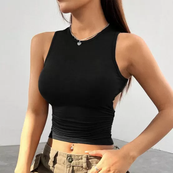 INF Ärmlös Tank Top - Figursydd Design M