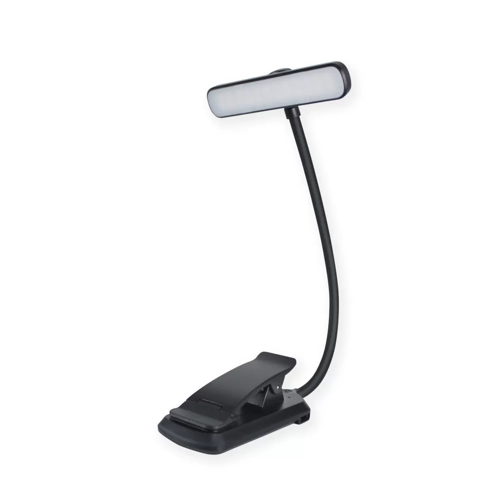 INF Bärbar Klämlampa för Läsning - Ögonskydd Boklampa