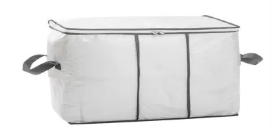 INF XL 60x35x37cm PVC-förvaringsväska med nät - 80L (Grå)