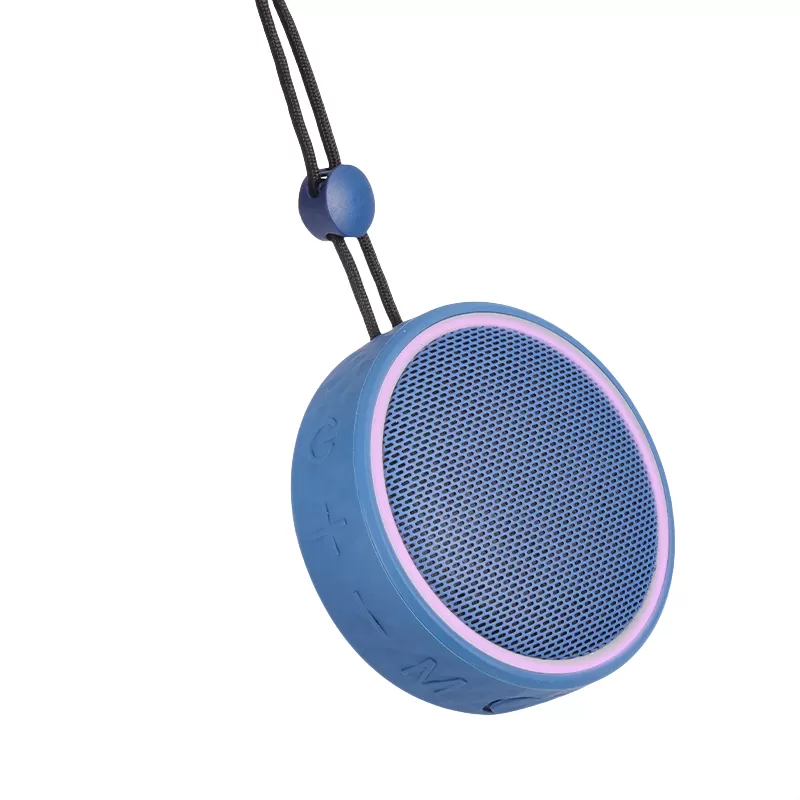 INF FM0208 Bärbar Bluetooth-högtalare med magnetisk sugpropp Blå