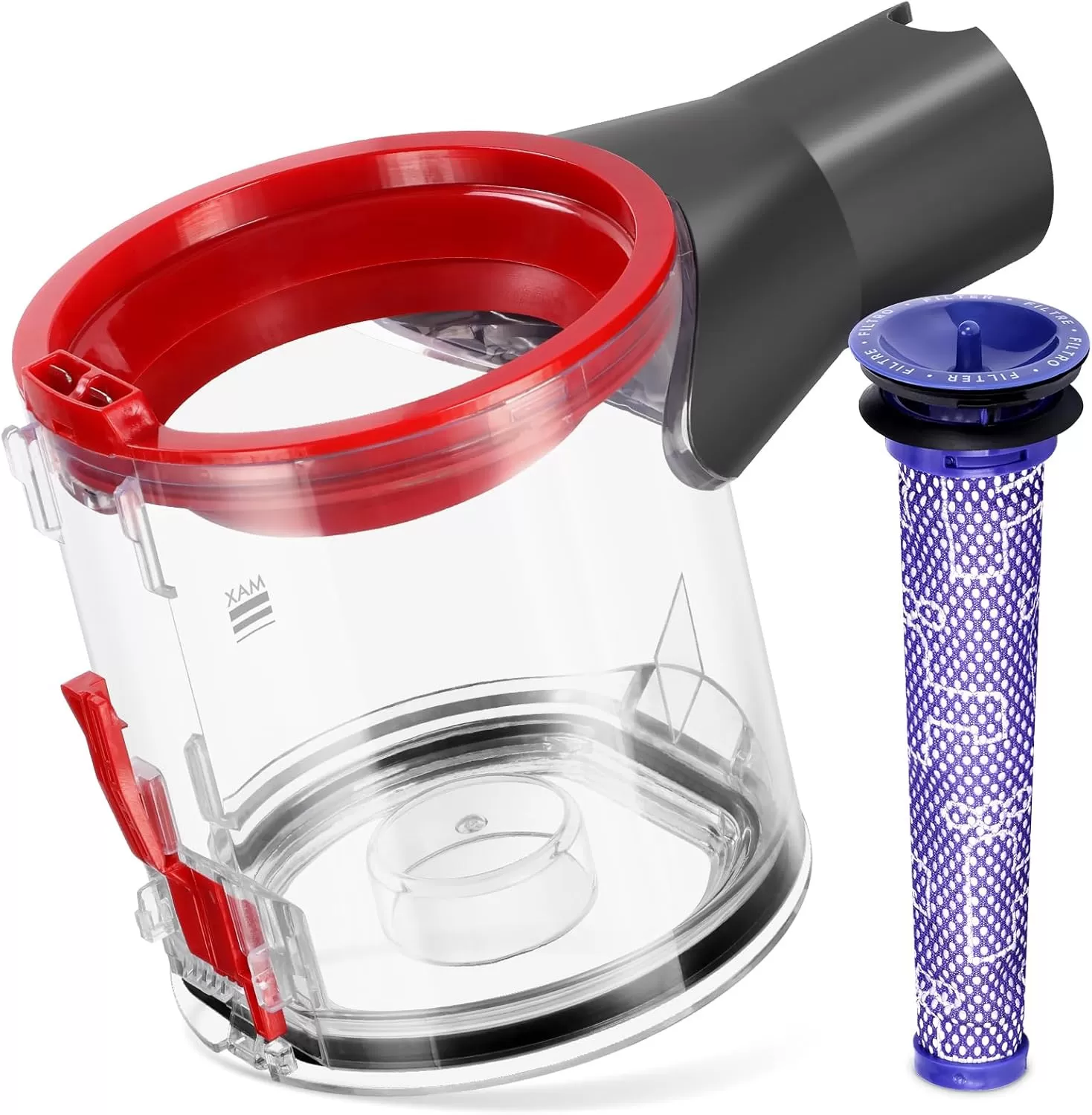 INF Dyson V8 Dammsugare Behållare med Filterbyte