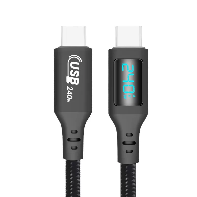 INF USB-C till USB-C-kabel: 240W, 480 Mbps dataöverföring 1,5 miljoner
