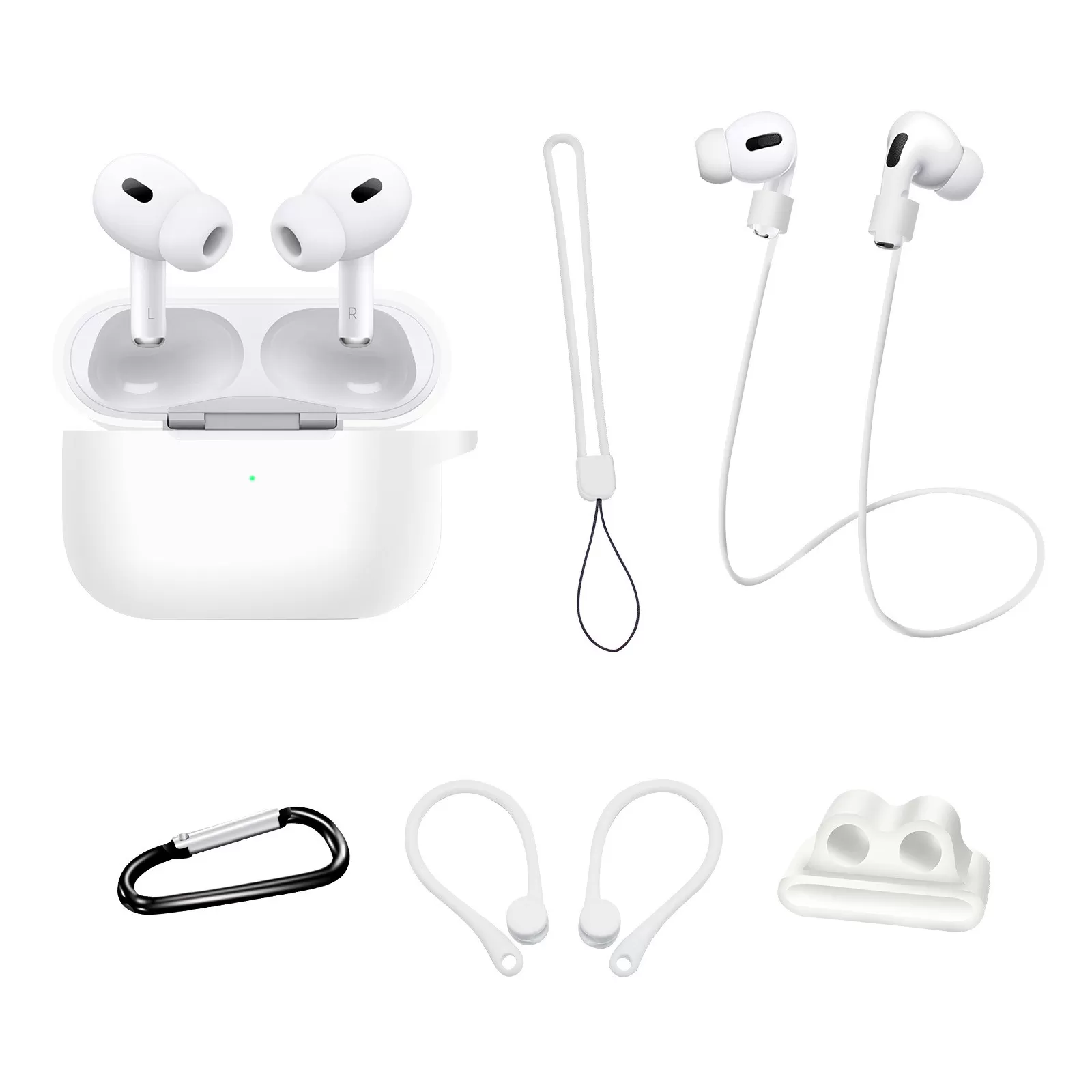INF Sexdelat tillbehörsset för Airpods Pro 2