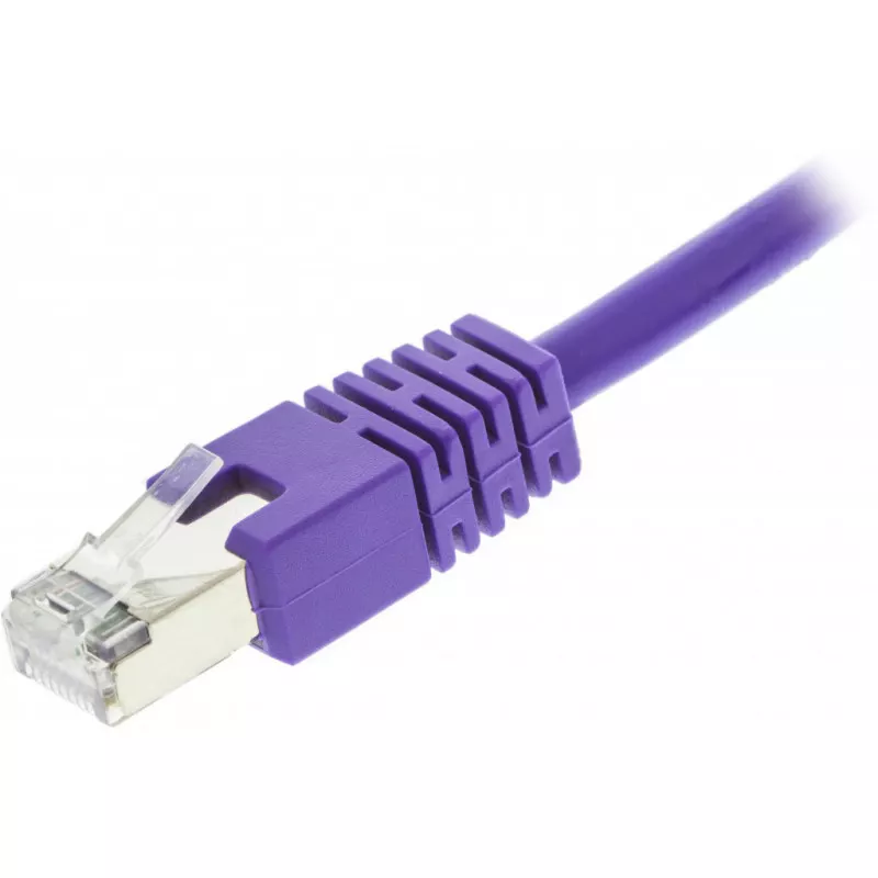 deltaco F/UTP Cat6 patch cable 0.3m, purple
