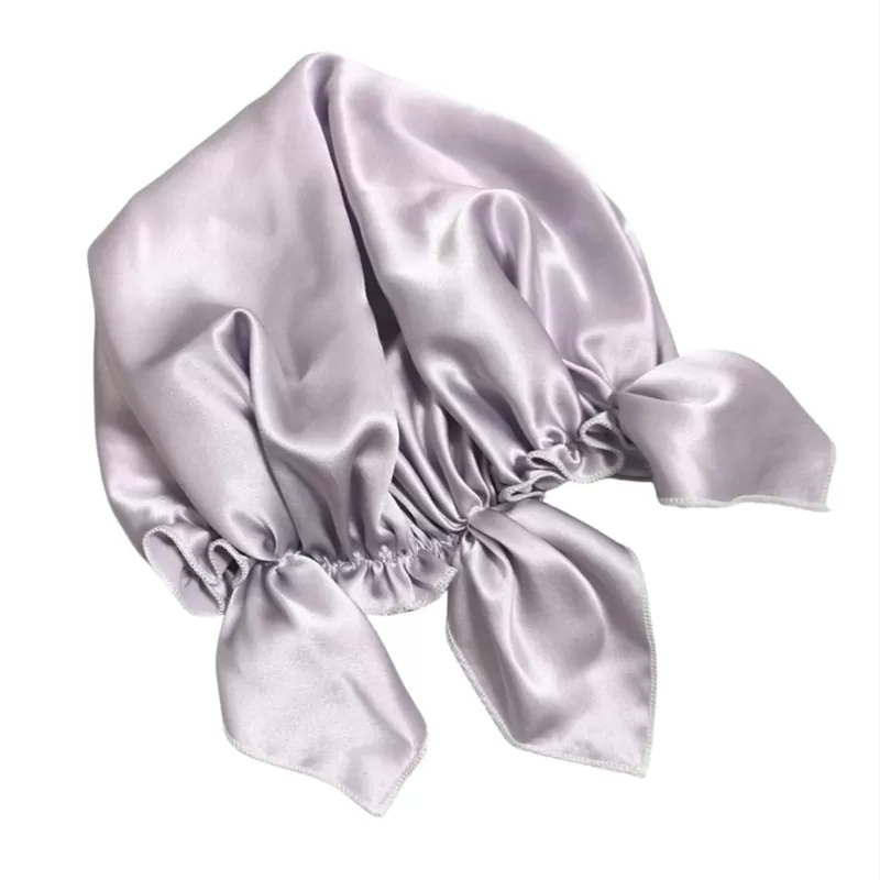 INF Sidenmössa för kvinnor, 100 % sidenmössa Lila