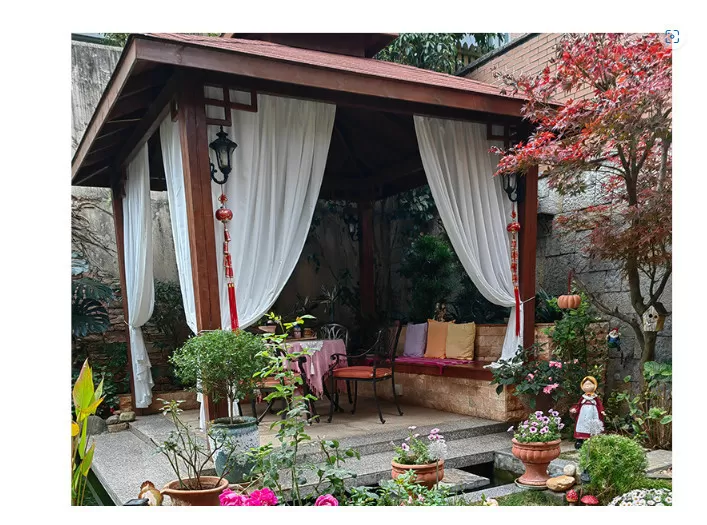 INF Utomhusgardin med Krokar (2,0 m Bred x 2,5 m Hög)