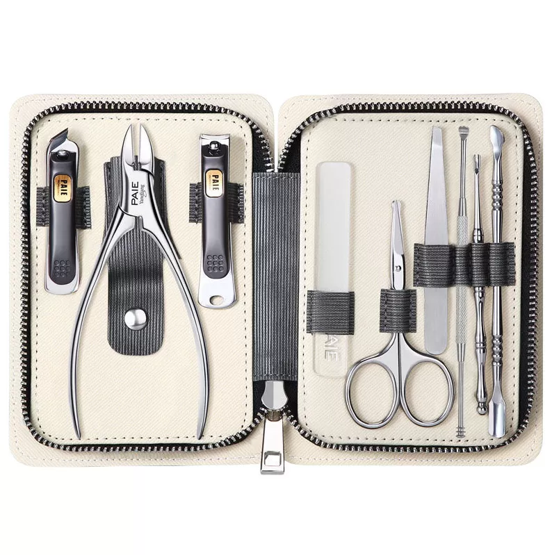 INF Professionellt kit för inåtväxande tånaglar - 9-delat set med pedikyrverktyg