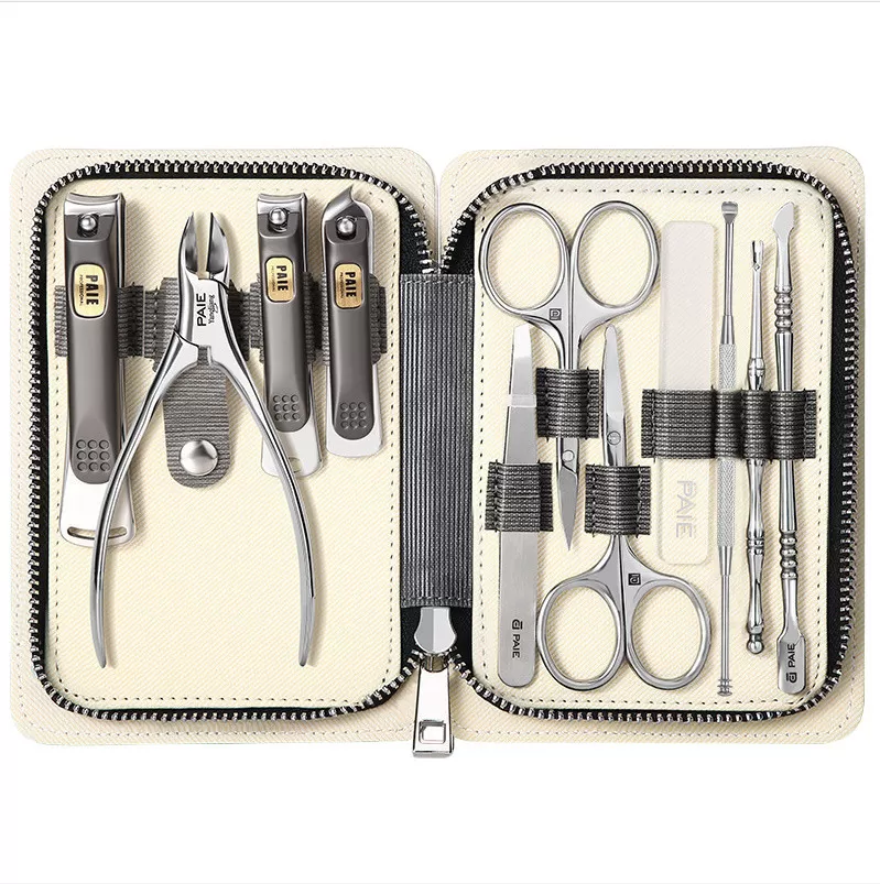 INF Professionellt 11-delat kit för inåtväxande tånaglar med nagelbandsborttagare