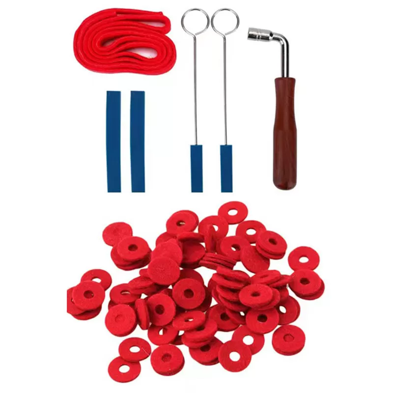 INF Pianostämningskit med ljuddämpare, stämskruvmejsel och filtband