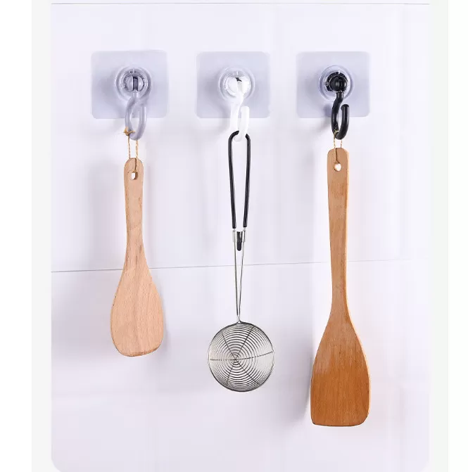 INF Roterande sömlösa krokar 2-pack - Grå, skadefri upphängning