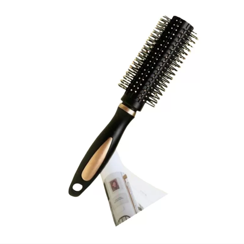 INF Svart Hår Curling Kam för Styling och Hårbottenmassage