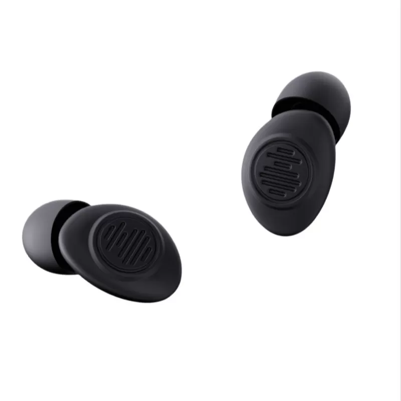 INF Nya Ljudisolerande Silikonöronproppar för Fridfull Vila Svart