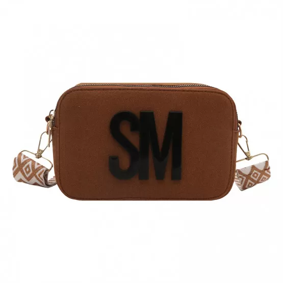 INF Snygg Brun Crossbody-väska för Kvinnor - Kameraväska Design
