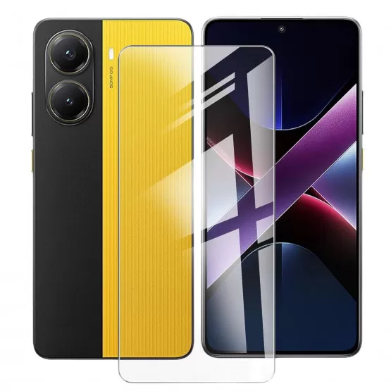 INF Xiaomi Poco M6 Plus Elektropläterad Hög Aluminium Härdad Film