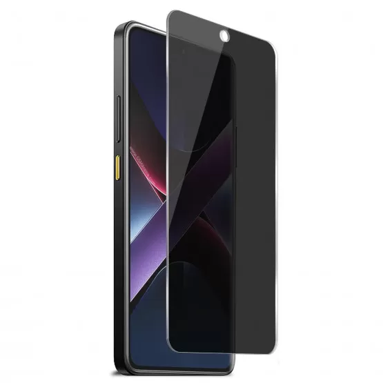 INF Xiaomi Poco F5 Transparent Anti-Spy Härdat Glas Film