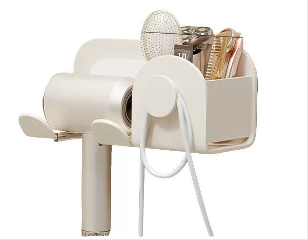 INF Ziwoo SE Hårföntorkhållare - Aluminiumlegering, Platsbesparande design model 2