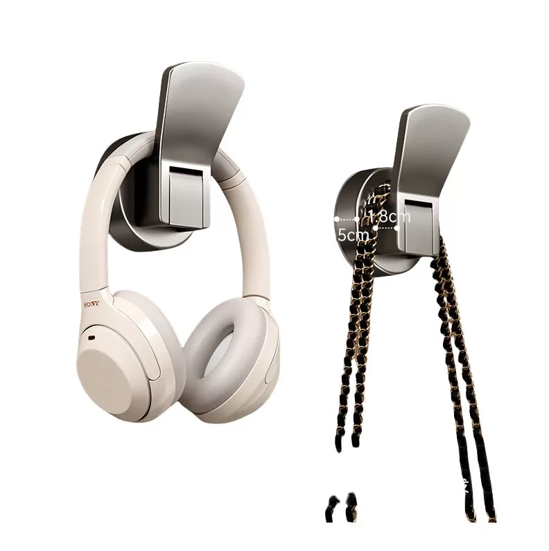 INF 2-pack överdörrskrokar, kraftiga självhäftande krokar, dörrhängare utan borrning model 2