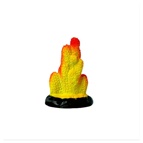INF 5-pack Orange Gul Flamma Korall Akvarium Växter Marin Dekor DIY Ornament Modell 8