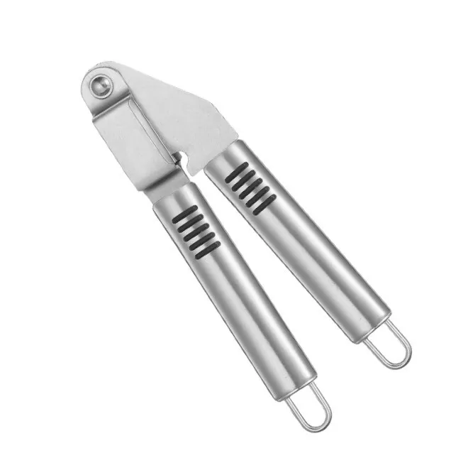 INF Ny vitlökspress med halkfritt handtag i rostfritt stål