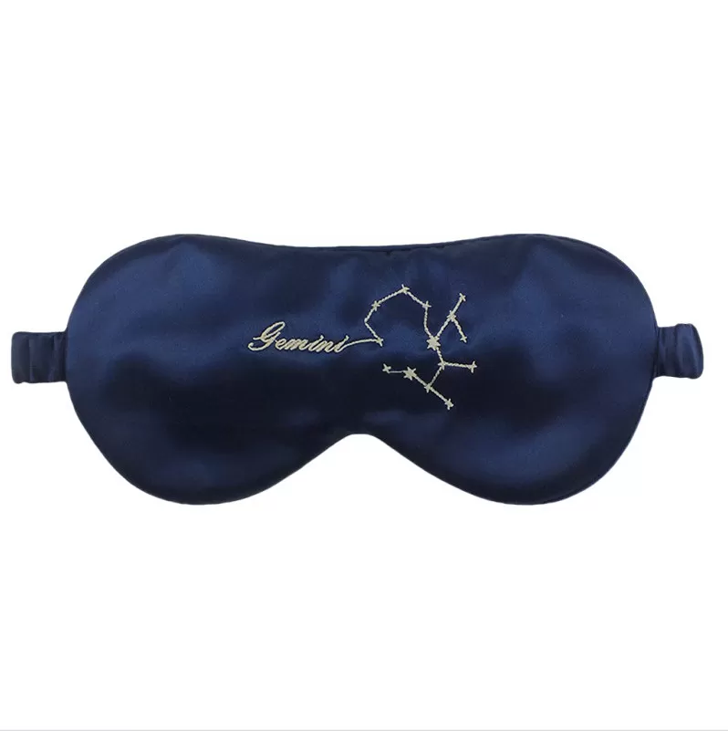 INF Tvillingarna Ny 12 Stjärntecken Siden Sovmask Ögonmask Tvillingarna