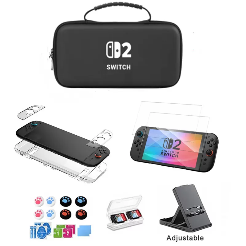 INF Skyddande bärväska för Switch2-konsol och tillbehör