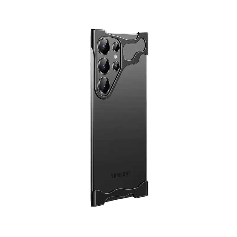 INF Unikt metallramsfodral + linsskydd för Samsung S24 Ultra