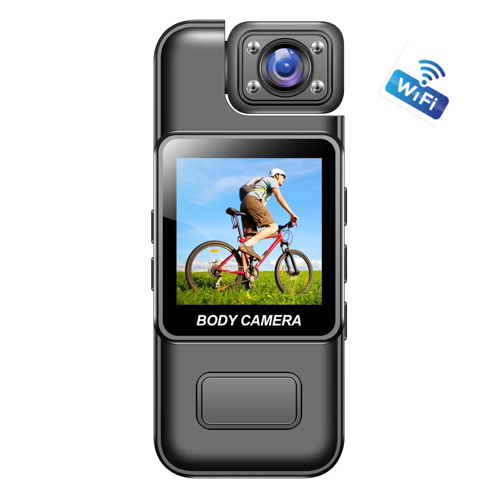 INF M11 WiFi Clip-On Utomhus Sportkamera - Svart