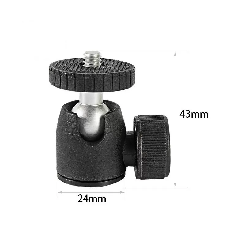 INF Mini Kulhuvud 360° Vridbart med 1/4" Skruvfäste