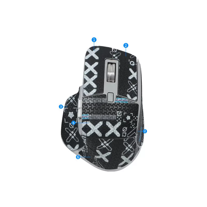 INF Förbättrade Grepp Musklister för Logitech MX Master 3S Svart