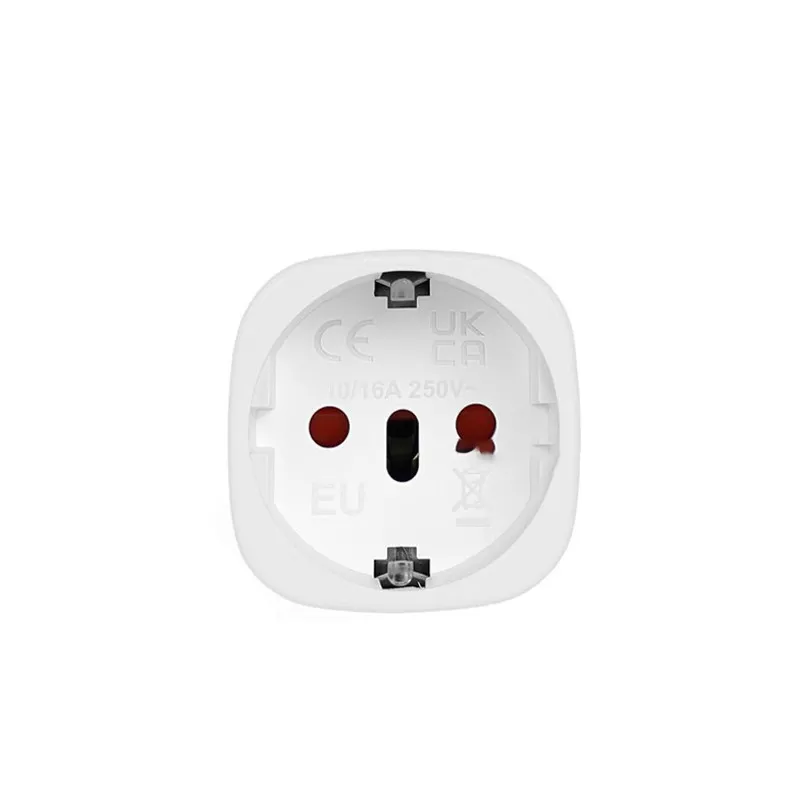 INF EU till Universal Reseadapter, Kompakt Design Vit