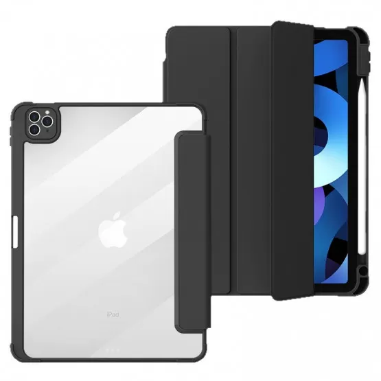 INF Stötsäkert akrylfodral för iPad Air7 (11-tum) Svart