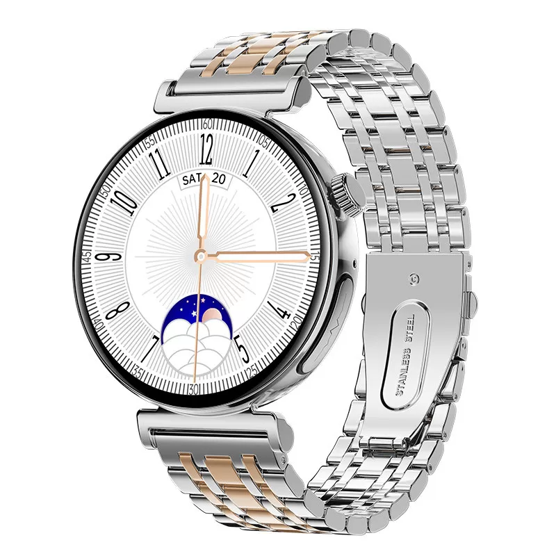 INF Smartwatch för kvinnor med EKG, Bluetooth-samtal och musik