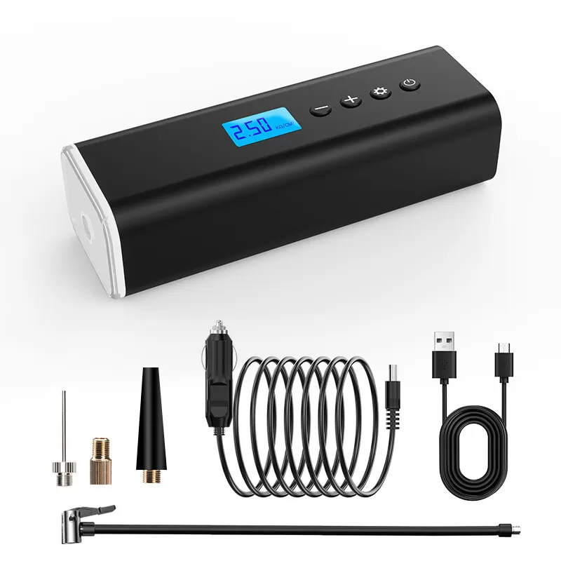 INF Smart Bil Luftpump - Sladdlös Däckpump med Batteri