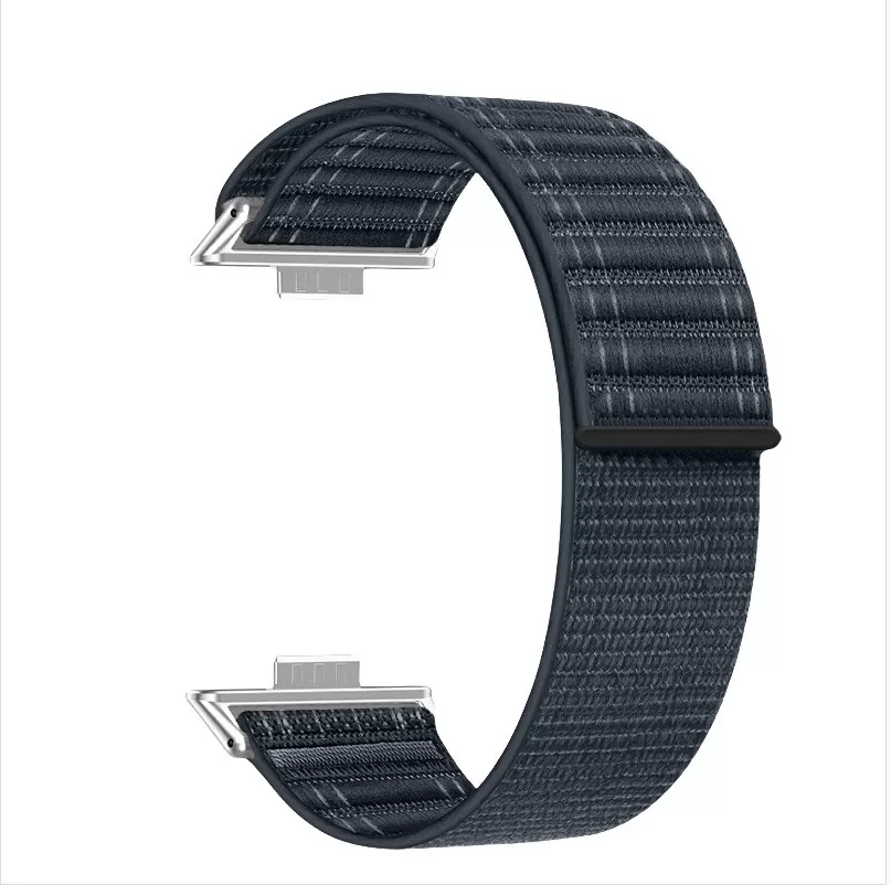 INF Snyggt vävt nylonband för Huawei Watch Fit 4/Fit 3 Blå