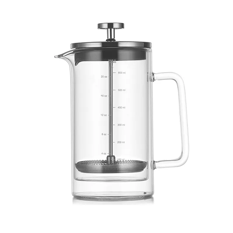 INF 600ML Dubbelväggig Fransk Press