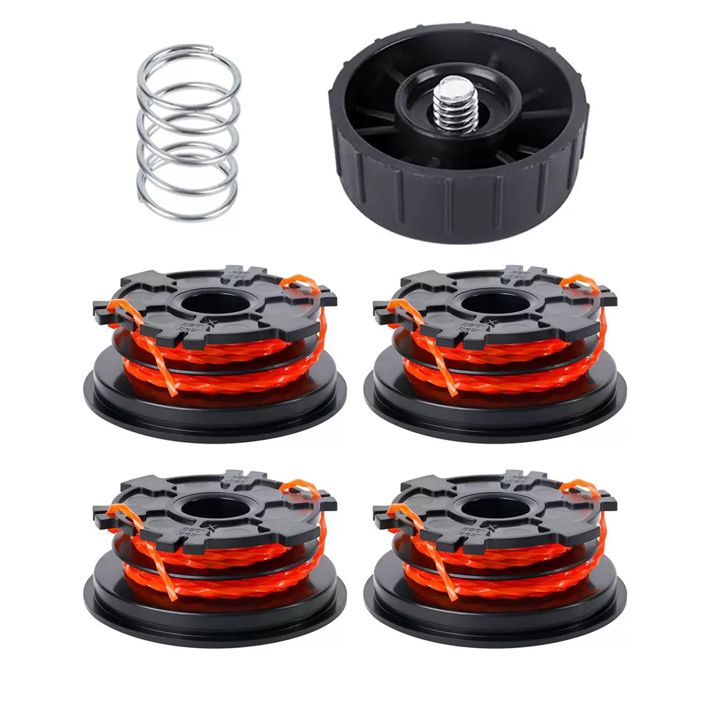INF Gräsklippare Trimmerhuvud Set - Spole x4, Skydd x1, Fjäder x1