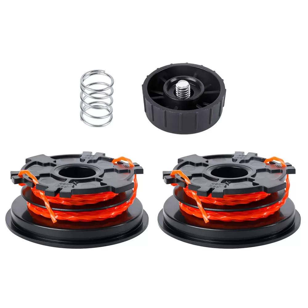 INF Trimmerhuvudset för gräsklippare - Spole x2, Lock x1, Fjäder x1