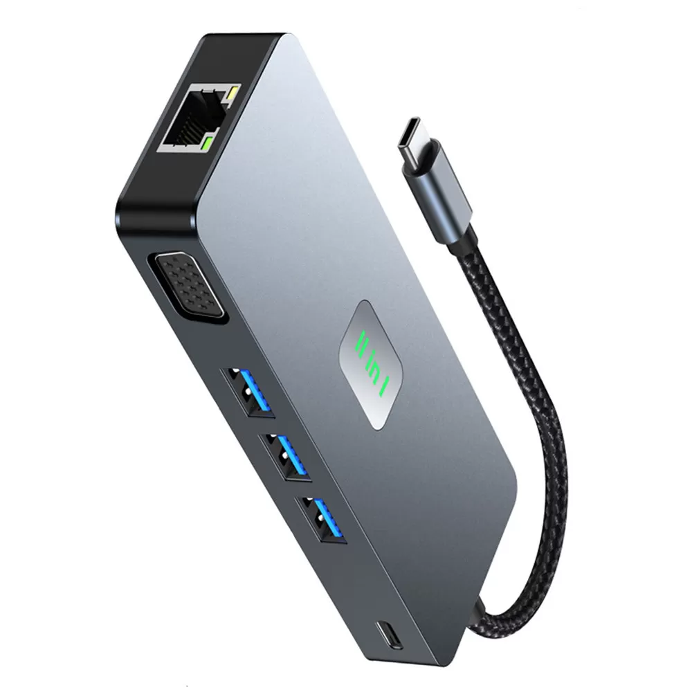 INF 11-i-1 USB-C-hubb: Utöka anslutningsmöjligheterna med 4K 60Hz HDMI