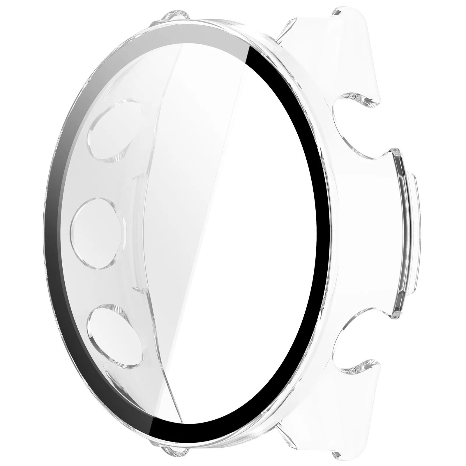 INF Kompatibel med Garmin Forerunner 570 Fodral - Integrerat Skal Transparent 42 mm